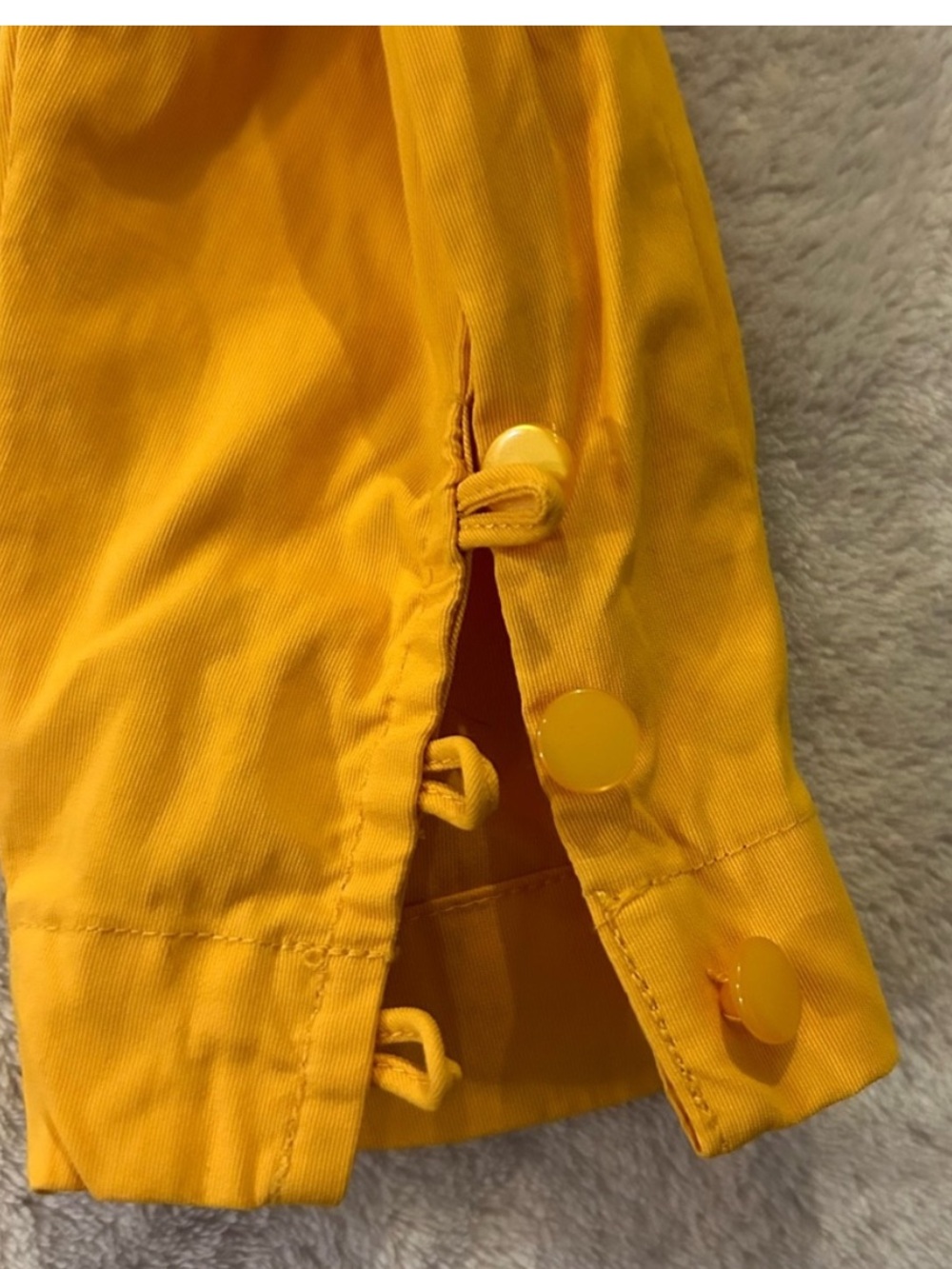 Women’s Levi’s Yellow Puff Sleeve Square Neck Top S - Picture 3 of 11